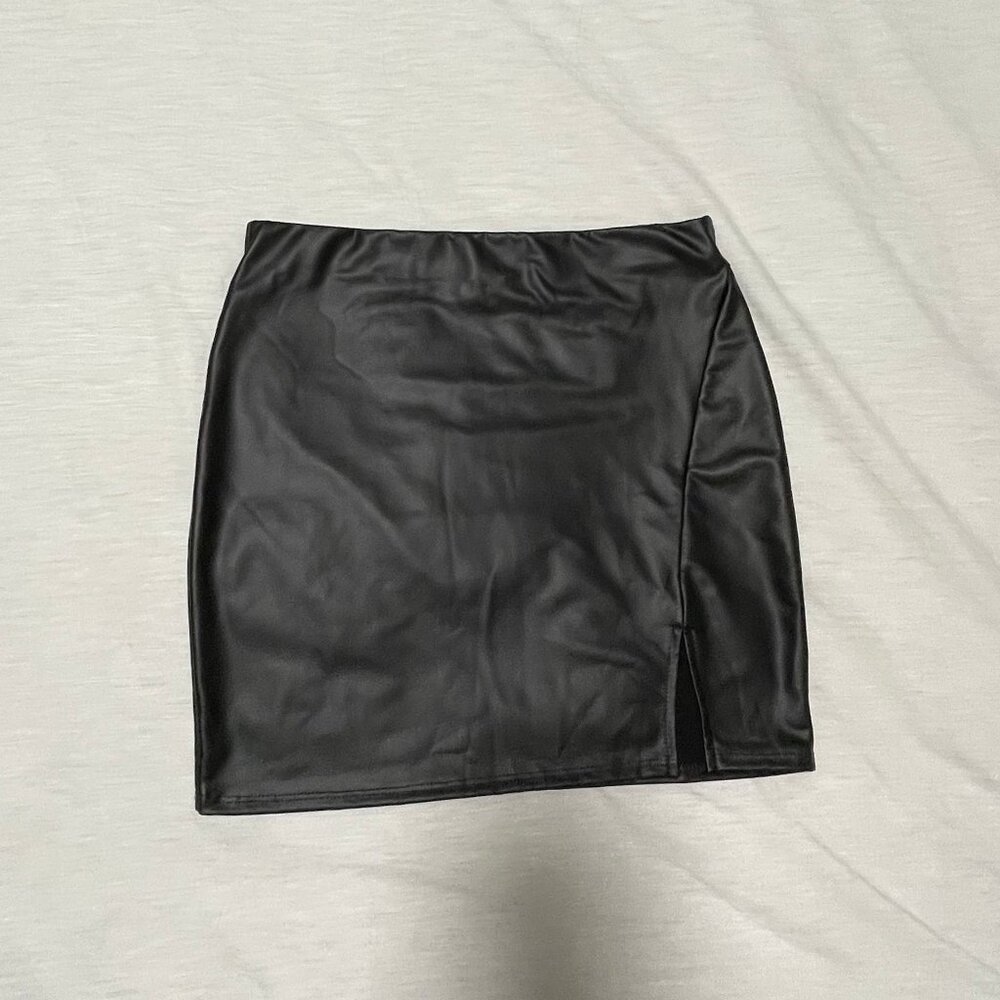 Black Pleather Mini